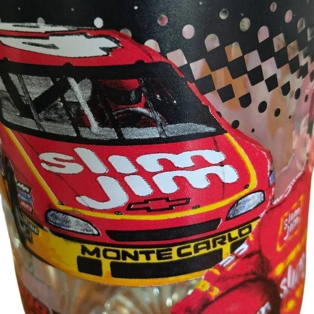 Vintage Rare Slim 1999 NASCAR BUSCH SERIES Jim Racing Team Beer Mug 24oz Heavy D